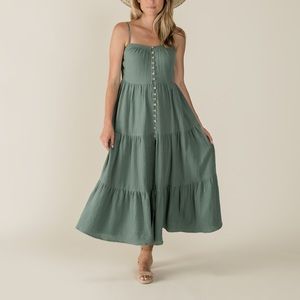 Tiered maxi dress